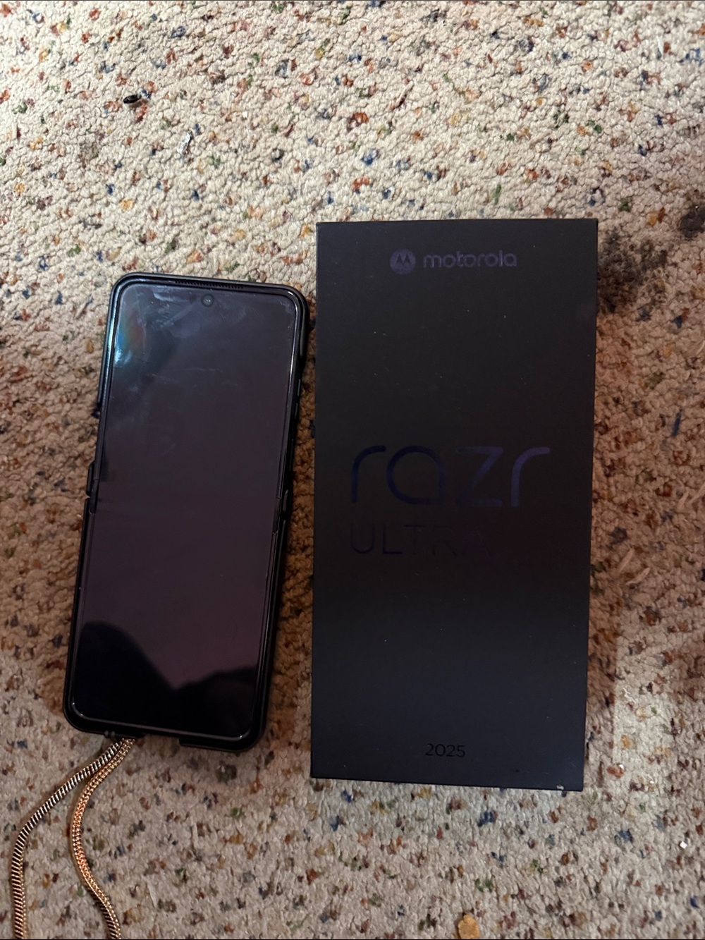 Motorola Razr Ultra 2025 Foldable Smartphone - Black